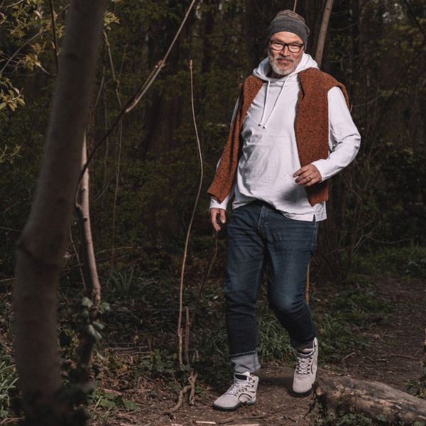 wasserdichte Barfußschuhe Wandern Herren beige