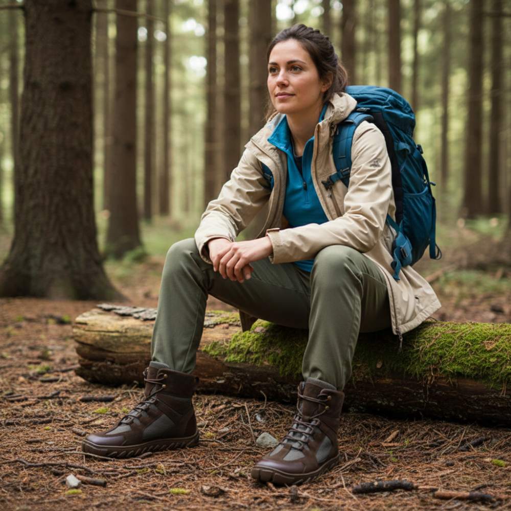 Bosqe impermeabile marrone