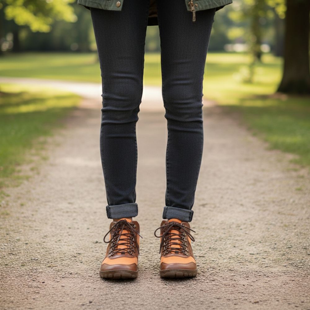 Hiqe Mid Vegan Orange Vegan impermeabile